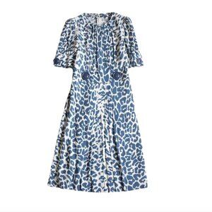 Miu Miu Italian-made blue pleated